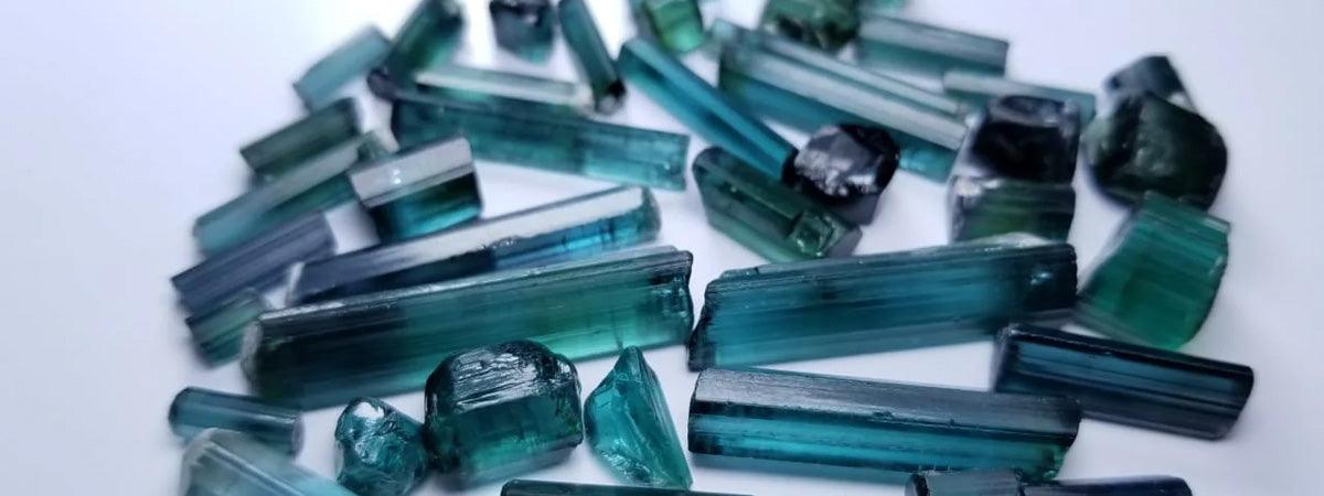 Blue Tourmaline raw wholesale