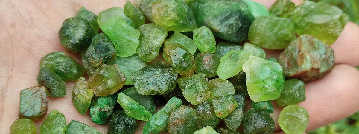 Green Garnet raw wholesale