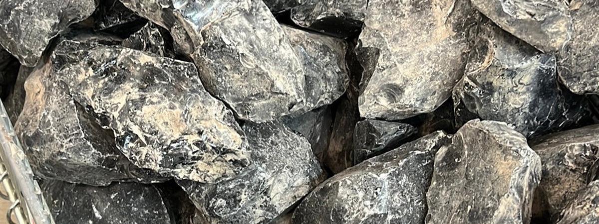 Silver Obsidian raw wholesale