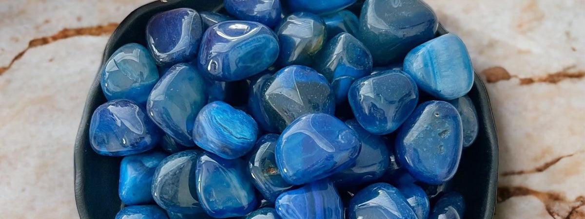 blue agate stone wholesale
