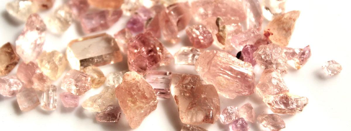 pink topaz raw wholesale