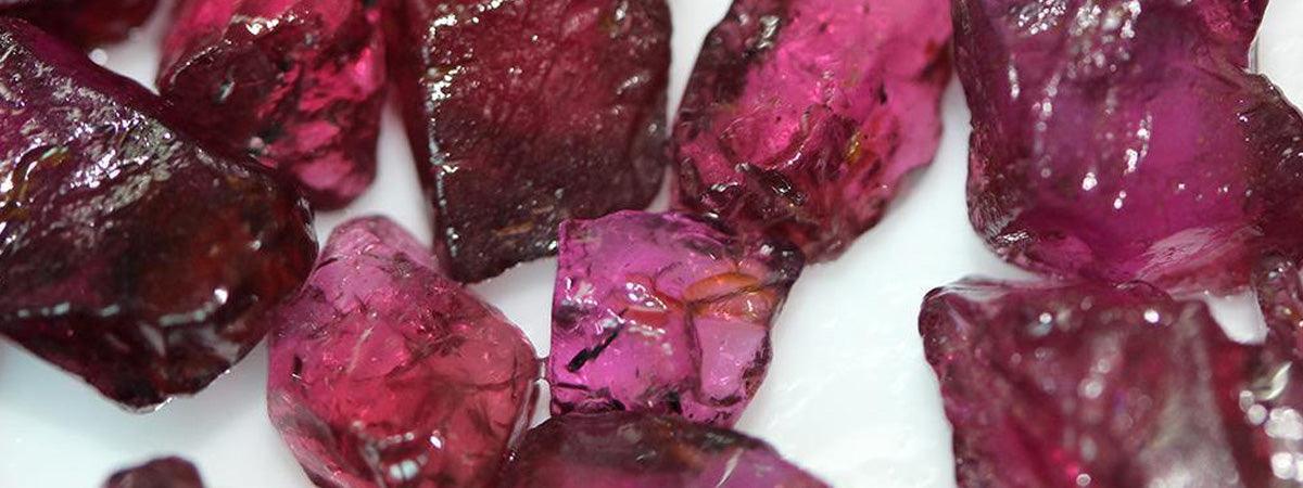 rhodolite garnet raw wholesale