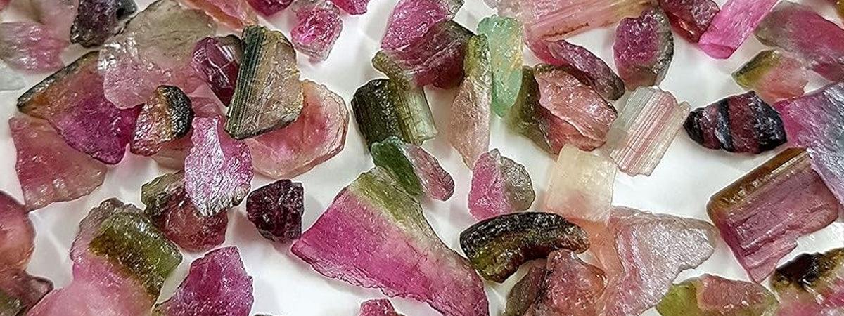 watermelon tourmaline raw wholesale