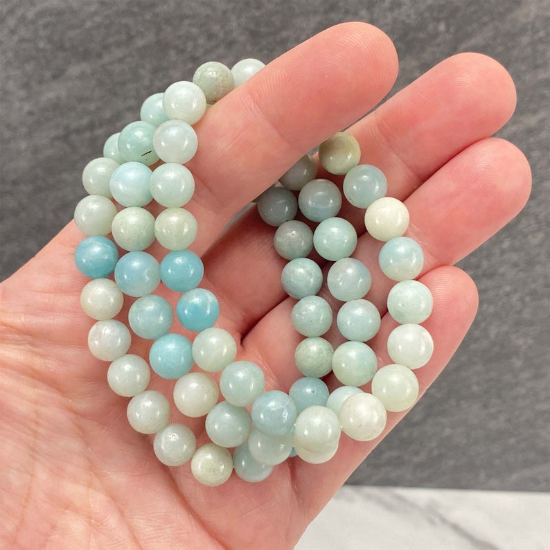 8mm caribbean calcite bracelet