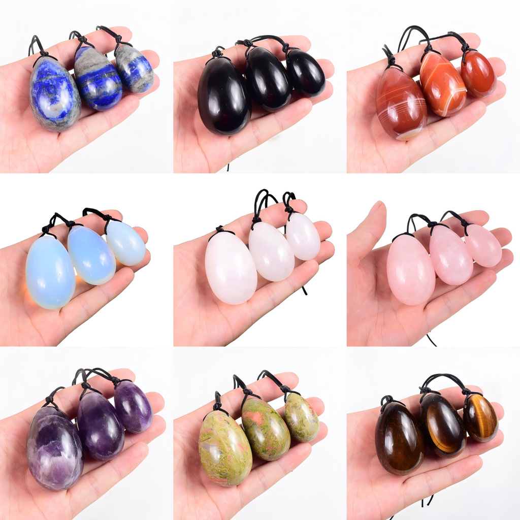 Crystal yoni egg