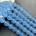 8/10mm Blue Chalcedony beads