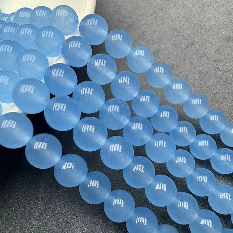 8/10mm Blue Chalcedony beads