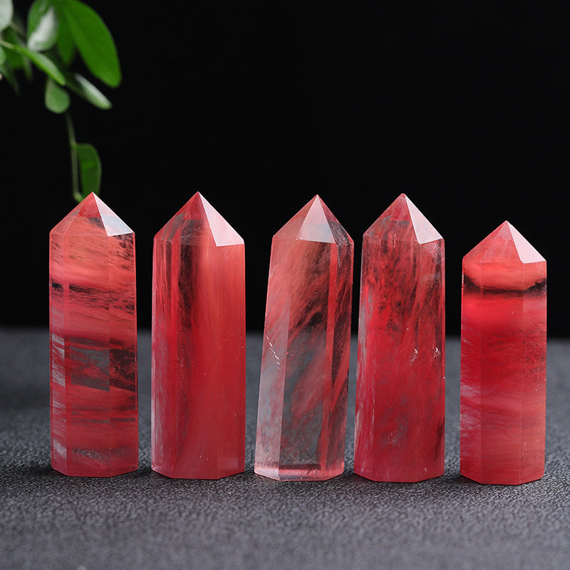 5-9cm cherry quartz sphere 1kg