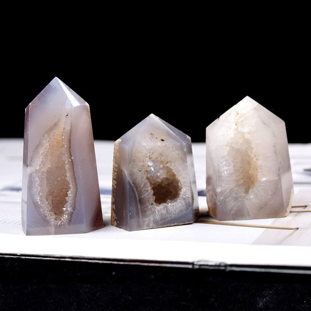 4-8cm druzy agate tower 1kg