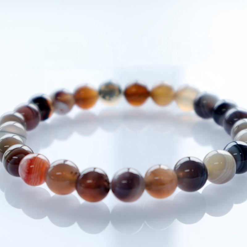 8mm botswana agate bracelet