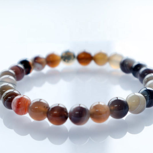 8mm botswana agate bracelet