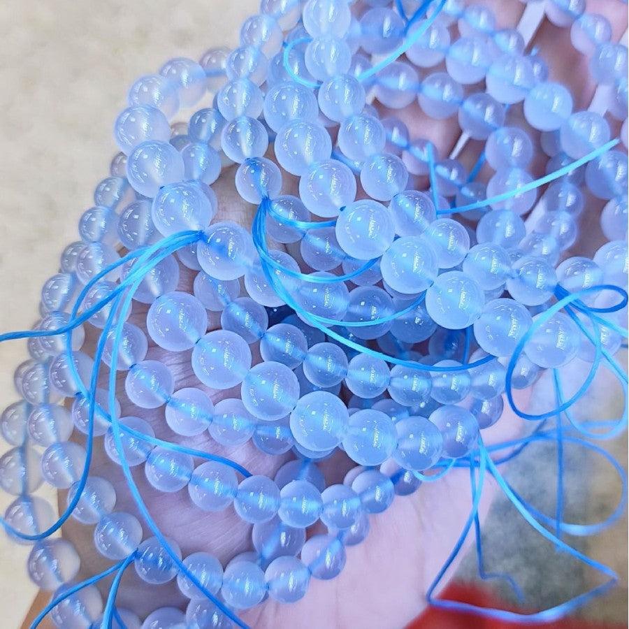 8mm Blue Chalcedony bracelet