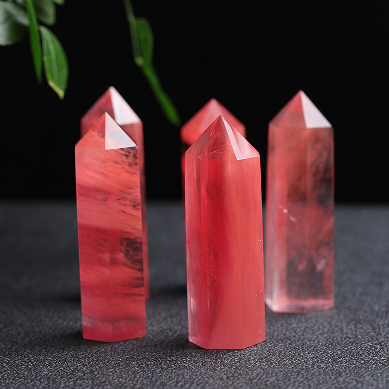 5-9cm cherry quartz sphere 1kg