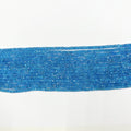 4mm blue topaz beads