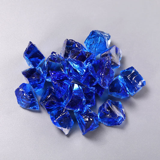 2-5cm raw blue quartz 1kg manmade