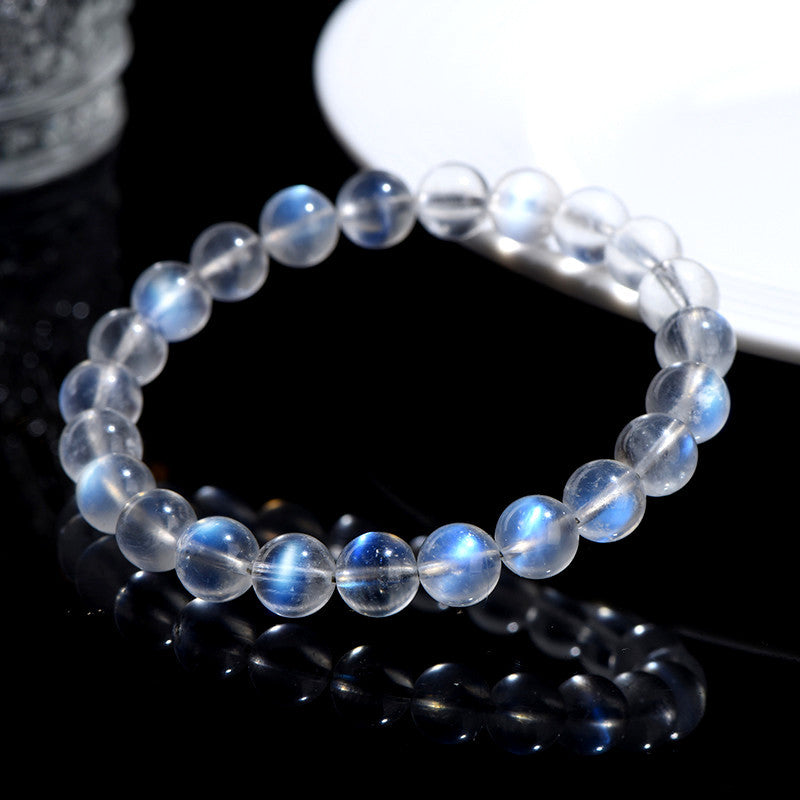 8mm blue moonstone bracelet