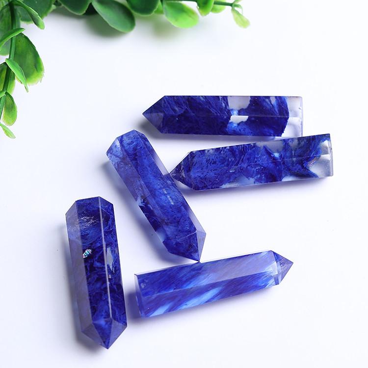 5-9cm blue quartz tower 1kg