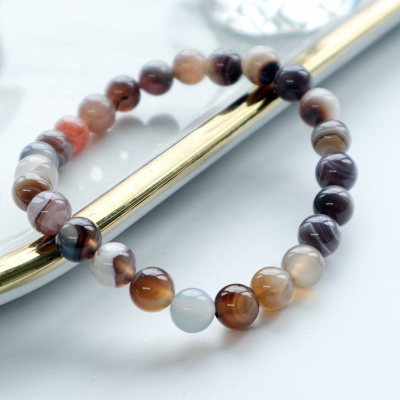 8mm botswana agate bracelet