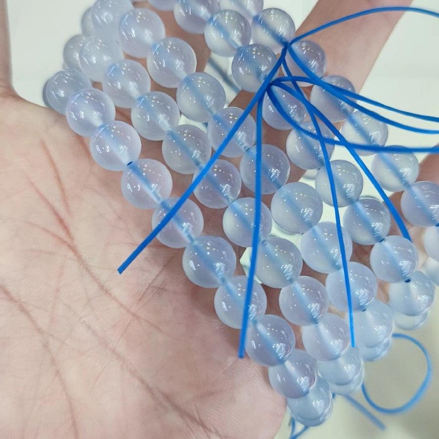 8mm Blue Chalcedony bracelet