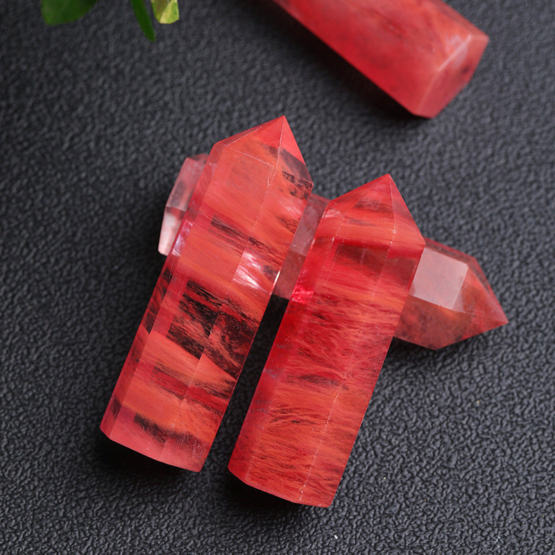 5-9cm cherry quartz sphere 1kg