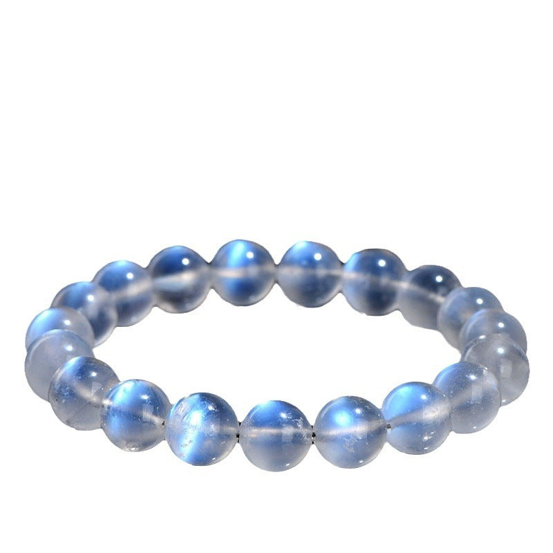 8mm blue moonstone bracelet