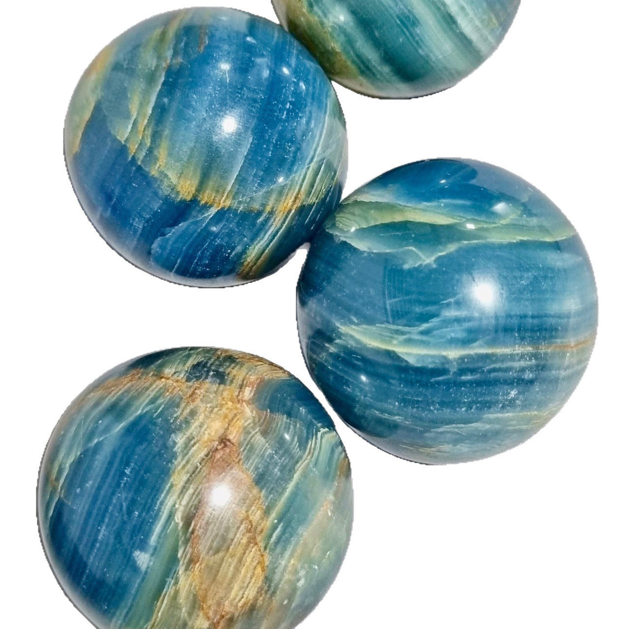2-8cm blue onyx sphere 1kg