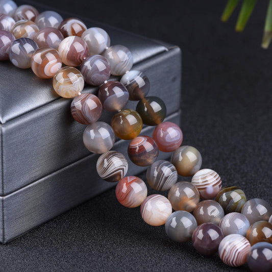 8mm botswana agate beads