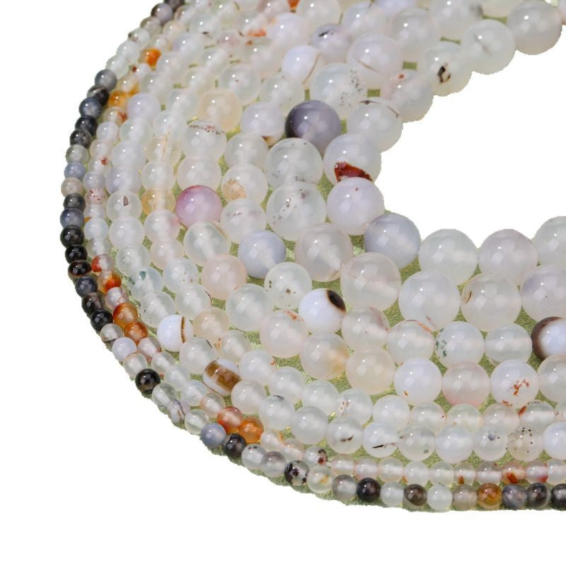 8mm dendritic agate beads
