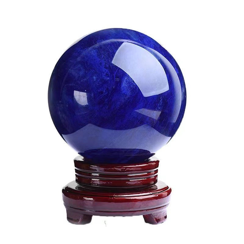 4-10cm blue quartz sphere