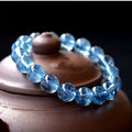 8mm raw blue quartz manmade