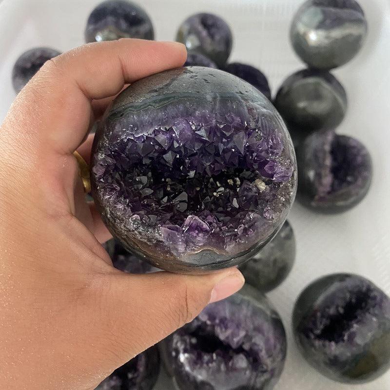5-7cm amethyst druzy sphere Wholesale - Free Shipping Over 300USD - Price at $ 120.00 /pc