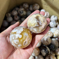 5-7cm flower agate sphere Wholesale - Free Shipping Over 300USD - Price at $ 24.00 /pc