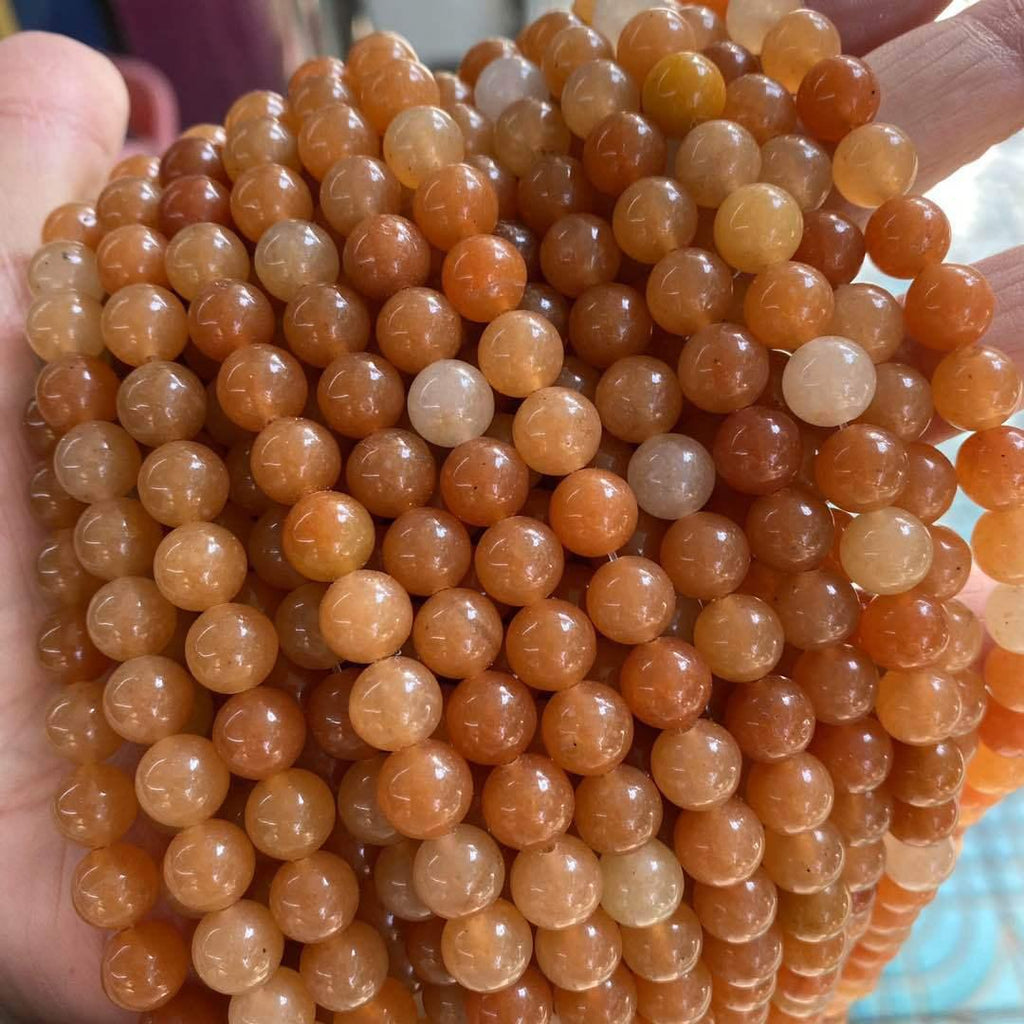 MLD red aventurine beads Wholesale - Free Shipping Over 300USD - Price at $ 2.00 /pc