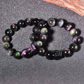 10/12mm Rainbow Obsidian Pixiu bracelet