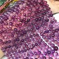 8/10mm Purple Fluorite beads