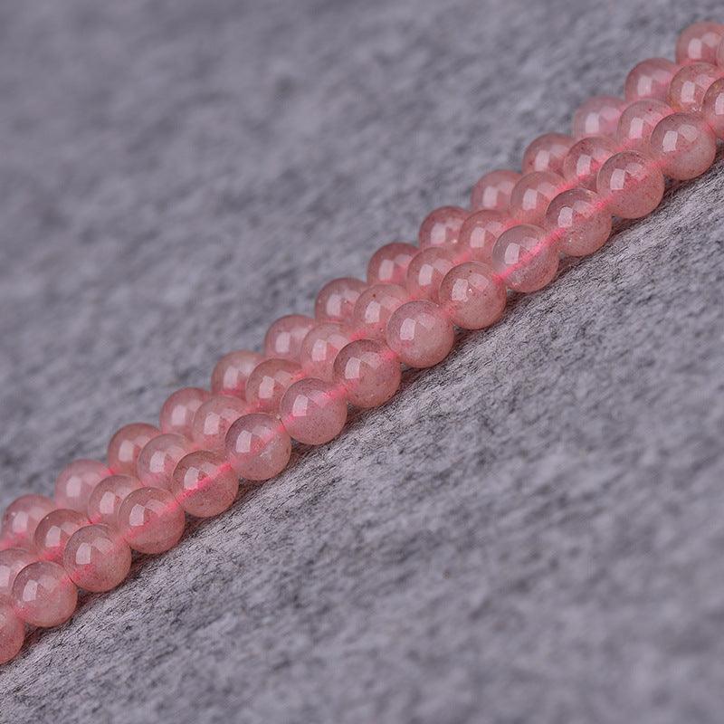 6/8/10mm Strawberry quartz crystal beads Wholesale - Free Shipping Over 300USD - Price at $ 26.00 /pc