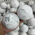 5-9cm Howlite sphere Wholesale - Free Shipping Over 300USD - Price at $ 29.00 /pc