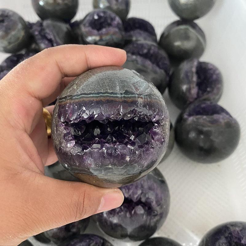 5-7cm amethyst druzy sphere Wholesale - Free Shipping Over 300USD - Price at $ 120.00 /pc