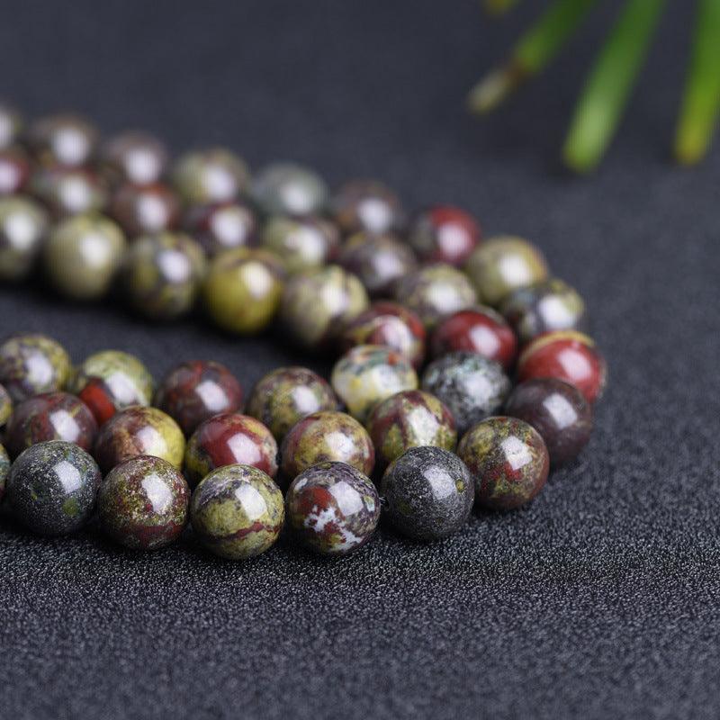 8/10mm Dragons Blood Jasper beads Wholesale - Free Shipping Over 300USD - Price at $ 2.00 /pc