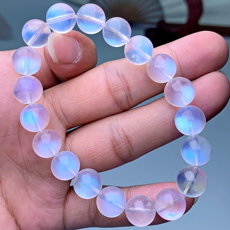 6/8/10MM Moonstone Bracelet Wholesale - Free Shipping Over 300USD - Price at $ 6.00 /pc