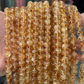 8/10mm Citrine Beads Wholesale - Free Shipping Over 300USD - Price at $ 15.00 /pc