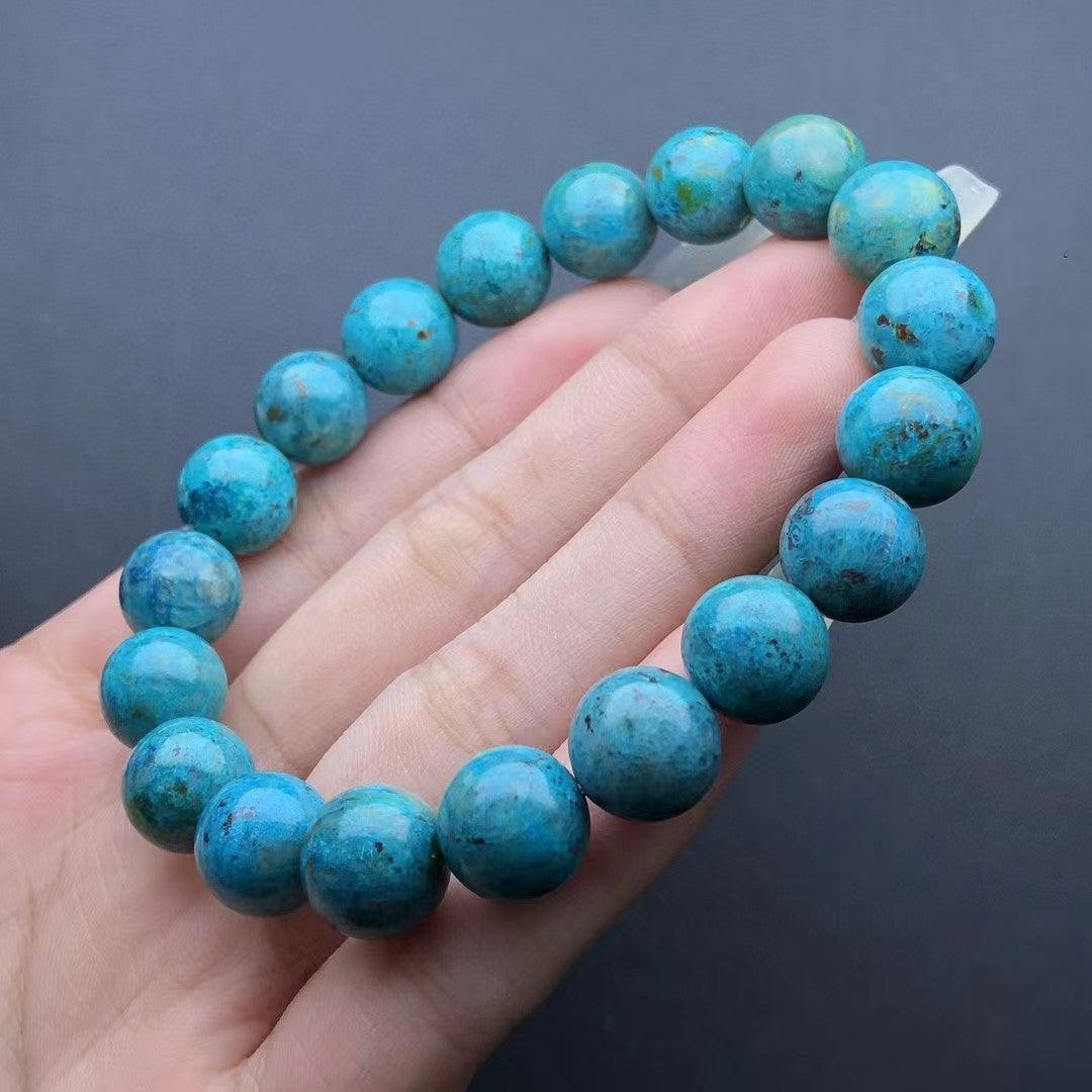 8/10mm Chrysocolla Bracelet Wholesale - Free Shipping Over 300USD - Price at $ 35.00 /pc
