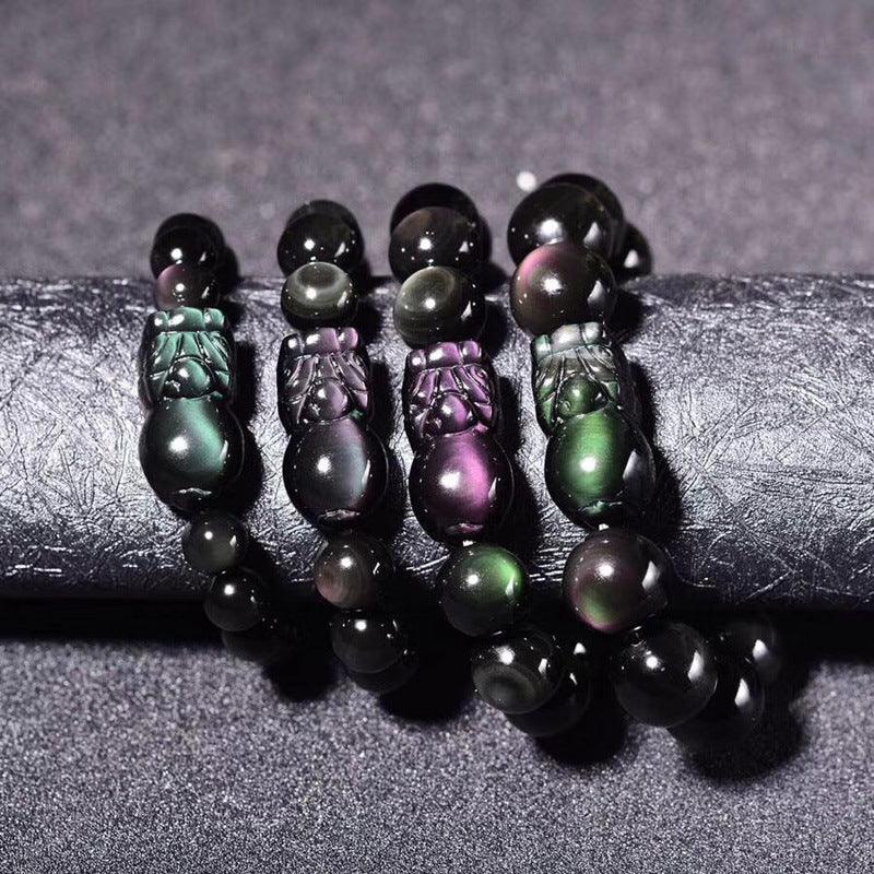 10/12mm Rainbow Obsidian Pixiu bracelet