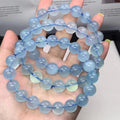 10mm aquamarine bracelet Wholesale - Free Shipping Over 300USD - Price at $ 22.00 /pc