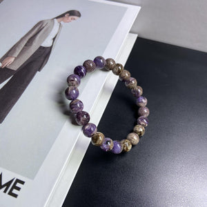 8mm Charoite Bracelet Wholesale - Free Shipping Over 300USD - Price at $ 12.00 /pc