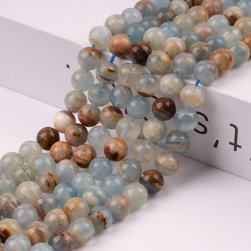 8/10mm blue calcite beads Wholesale - Free Shipping Over 300USD - Price at $ 13.00 /pc