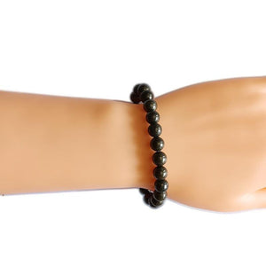 6/8/10mm Pyrite Bracelet Wholesale - Free Shipping Over 300USD - Price at $ 3.50 /pc