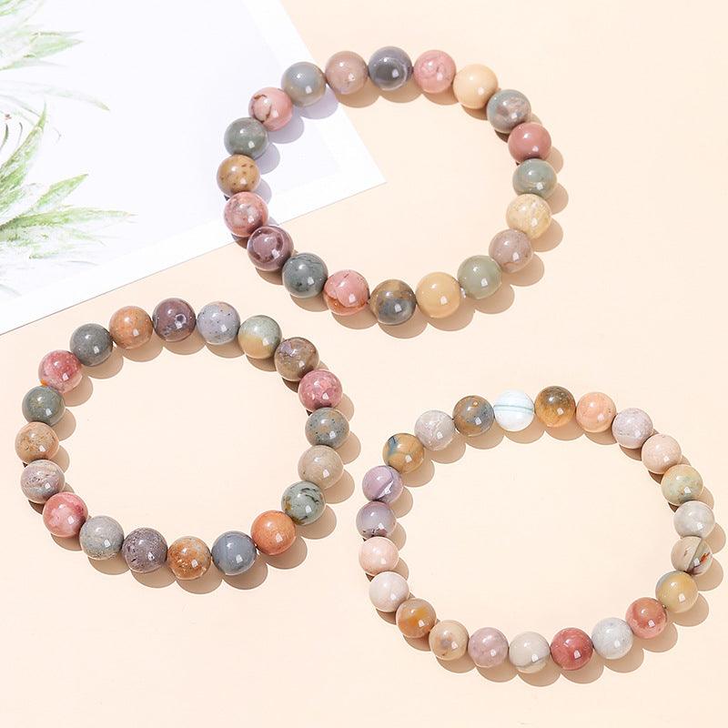 MLD Alashan agate bracelet 4A 7A 8/10/12MM