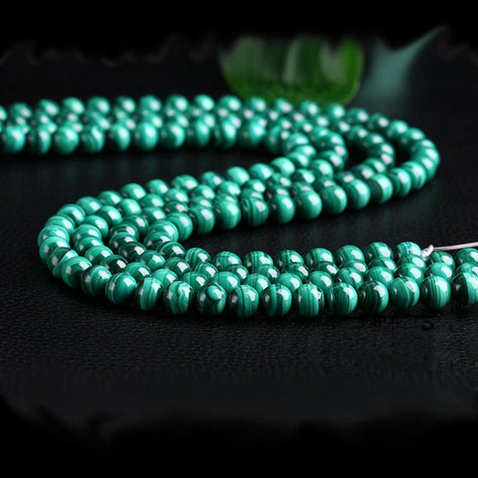 8/10/12mm Malachite Beads Wholesale - Free Shipping Over 300USD - Price at $ 52.00 /pc