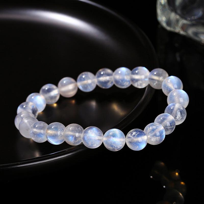 6/8/10MM Peristerite Blue Moonstone Bracelet Wholesale - Free Shipping Over 300USD - Price at $ 3.50 /pc